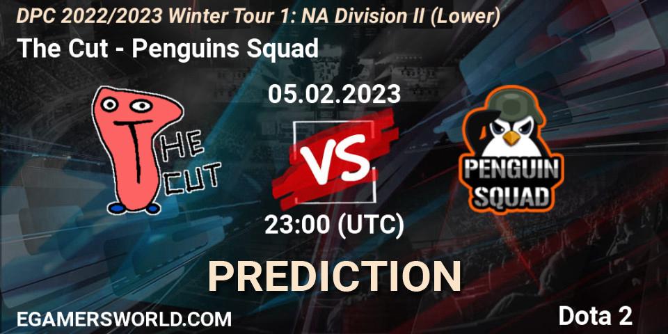 Pronóstico The Cut - Penguins Squad. 05.02.23, Dota 2, DPC 2022/2023 Winter Tour 1: NA Division II (Lower)