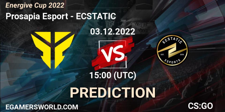 Pronóstico Prosapia Esport - ECSTATIC. 03.12.22, CS2 (CS:GO), Energive Cup 2022