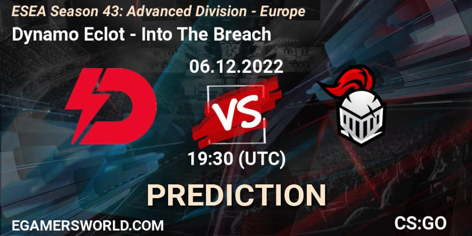 Pronóstico Dynamo Eclot - Into The Breach. 07.12.22, CS2 (CS:GO), ESEA Season 43: Advanced Division - Europe