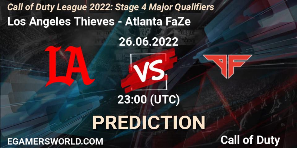 Pronóstico Los Angeles Thieves - Atlanta FaZe. 26.06.22, Call of Duty, Call of Duty League 2022: Stage 4
