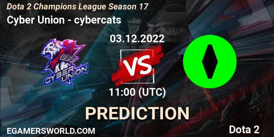 Pronóstico GameAcces - cybercats. 03.12.22, Dota 2, Dota 2 Champions League Season 17