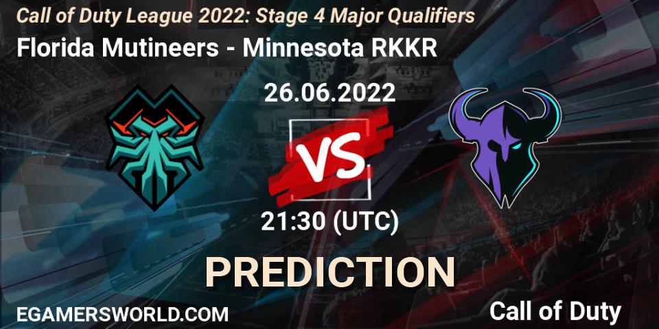 Pronóstico Florida Mutineers - Minnesota RØKKR. 26.06.22, Call of Duty, Call of Duty League 2022: Stage 4