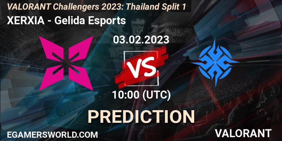Pronóstico XERXIA - Gelida Esports. 03.02.23, VALORANT, VALORANT Challengers 2023: Thailand Split 1