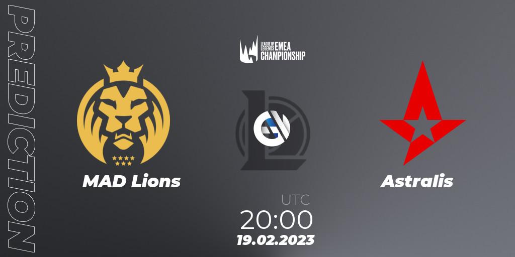 Pronóstico MAD Lions - Astralis. 19.02.23, LoL, LEC Winter 2023 - Stage 2