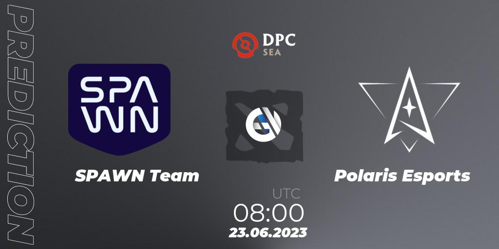 Pronóstico SPAWN Team - Polaris Esports. 23.06.23, Dota 2, DPC 2023 Tour 3: SEA Division II (Lower)