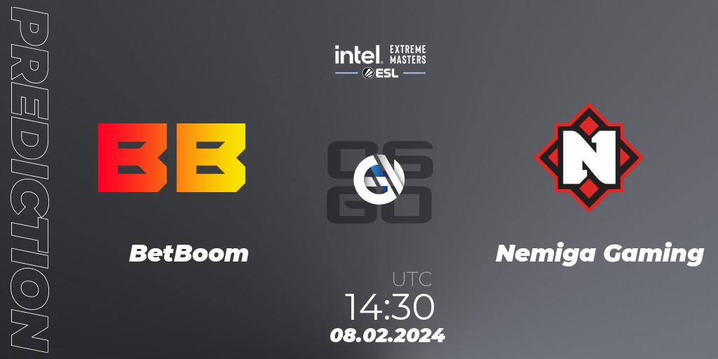 Pronóstico BetBoom - Nemiga Gaming. 08.02.24, CS2 (CS:GO), Intel Extreme Masters China 2024: European Closed Qualifier