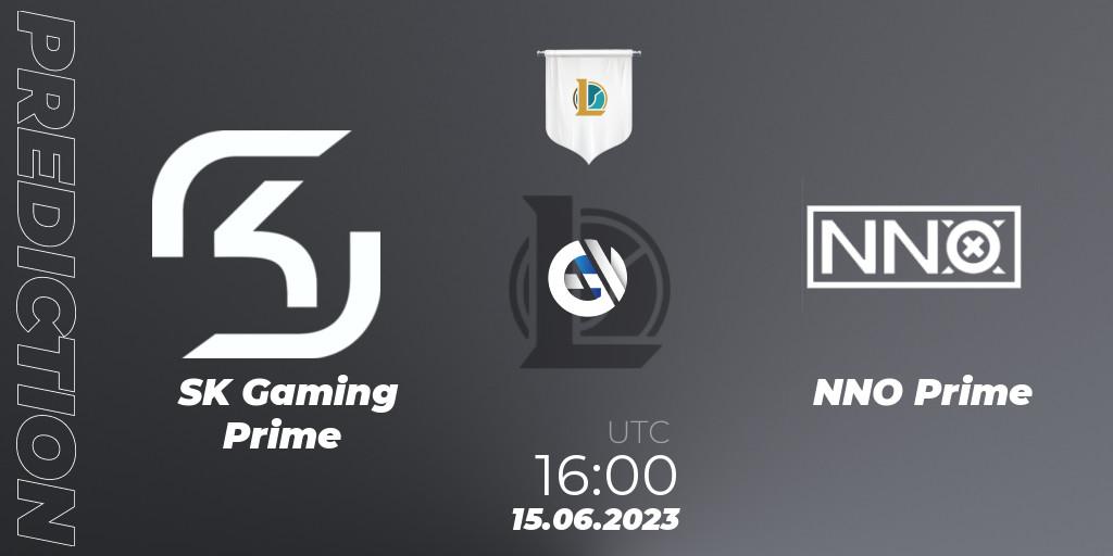 Pronóstico SK Gaming Prime - NNO Prime. 15.06.23, LoL, Prime League Summer 2023 - Group Stage
