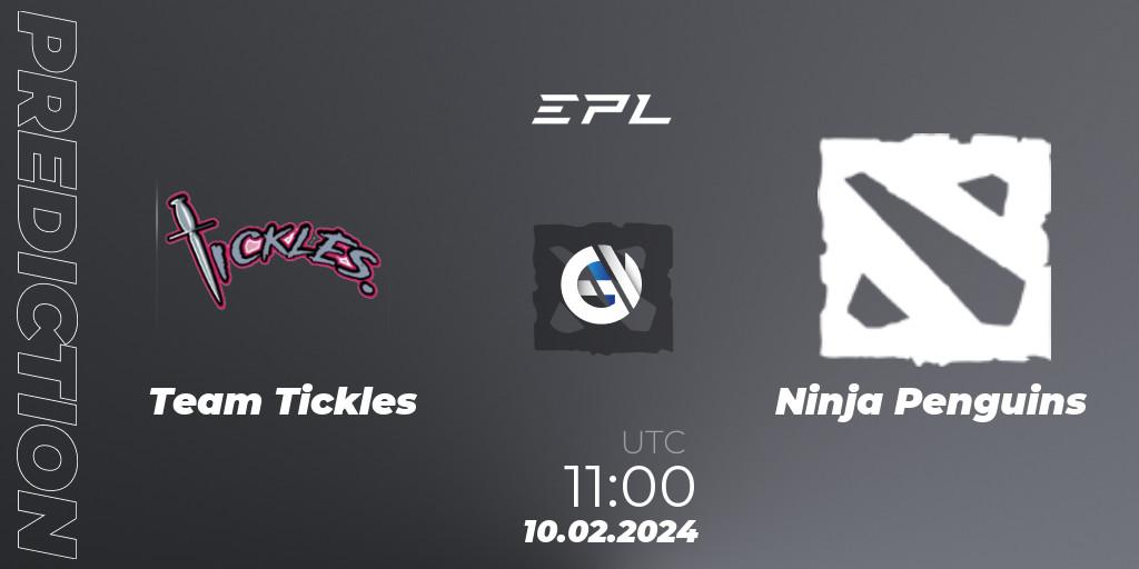 Pronóstico Team Tickles - Ninja Penguins. 10.02.24, Dota 2, European Pro League Season 16