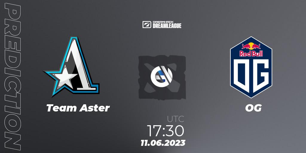 Pronóstico Team Aster - OG. 11.06.23, Dota 2, DreamLeague Season 20 - Group Stage 1