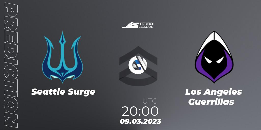 Pronóstico Seattle Surge - Los Angeles Guerrillas. 09.03.23, Call of Duty, Call of Duty League 2023: Stage 3 Major