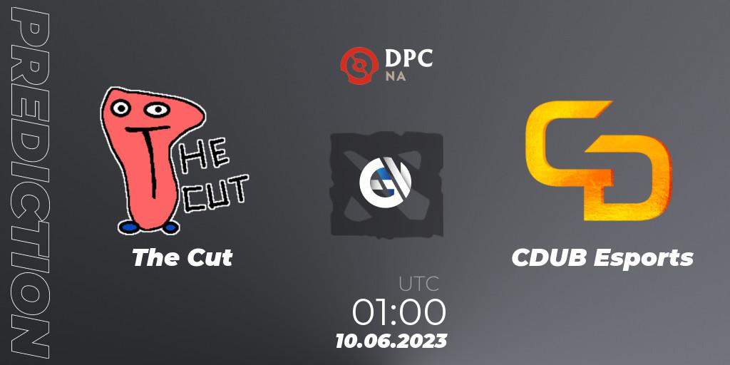 Pronóstico The Cut - CDUB Esports. 10.06.23, Dota 2, DPC 2023 Tour 3: NA Division II (Lower)