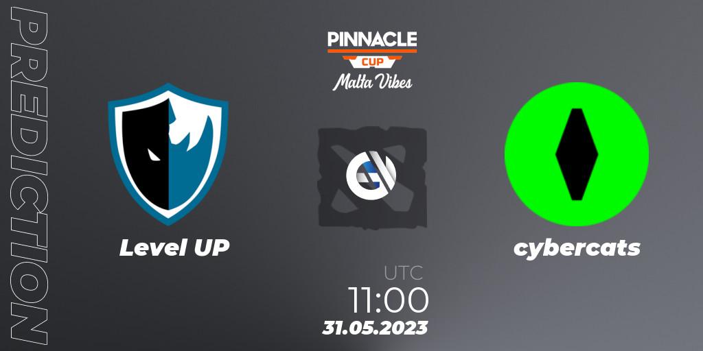 Pronóstico Level UP - cybercats. 31.05.23, Dota 2, Pinnacle Cup: Malta Vibes #2