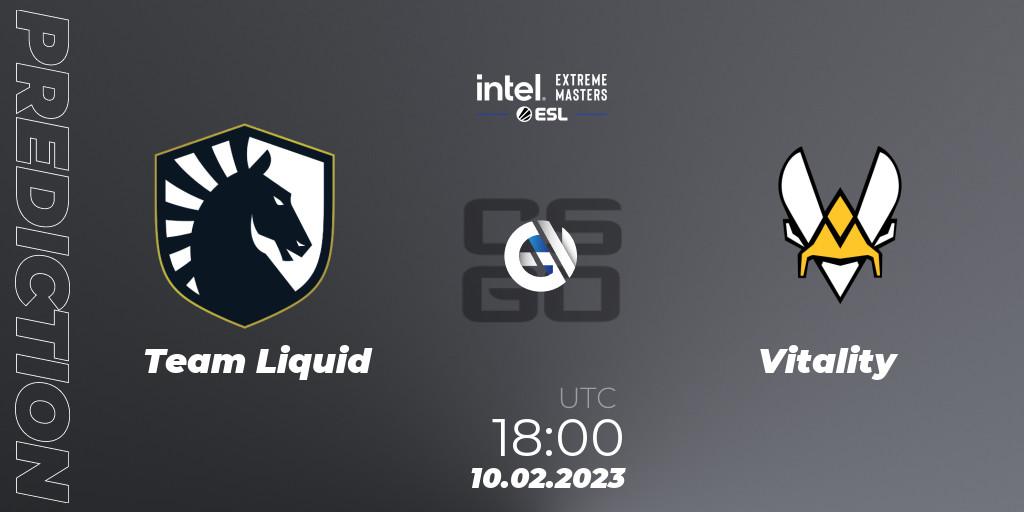 Pronóstico Team Liquid - Vitality. 10.02.23, CS2 (CS:GO), IEM Katowice 2023