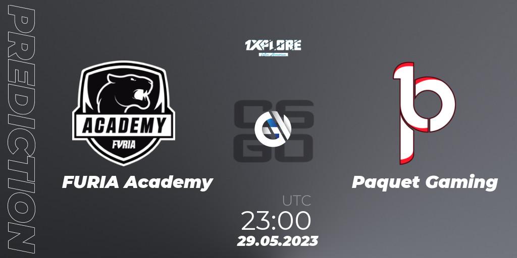 Pronóstico FURIA Academy - Paquetá Gaming. 30.05.23, CS2 (CS:GO), 1XPLORE Latin America Cup 1