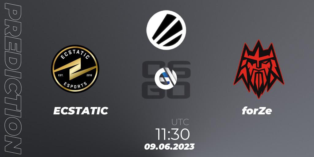 Pronóstico ECSTATIC - forZe. 09.06.23, CS2 (CS:GO), ESL Challenger Katowice 2023