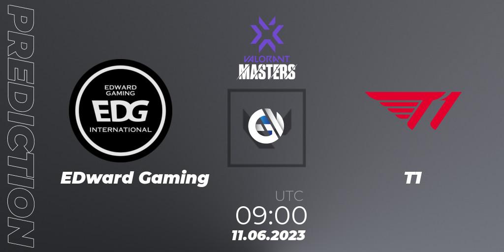 Pronóstico EDward Gaming - T1. 11.06.23, VALORANT, VCT 2023 Masters Tokyo
