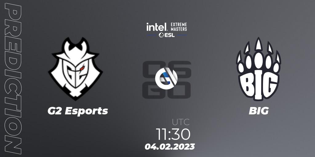 Pronóstico G2 Esports - BIG. 04.02.23, CS2 (CS:GO), IEM Katowice 2023