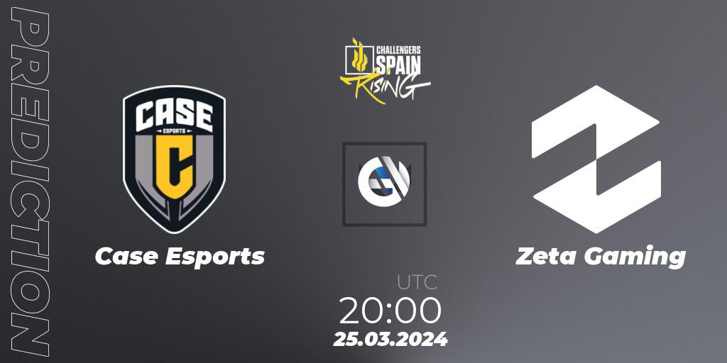 Pronóstico Case Esports - Zeta Gaming. 25.03.24, VALORANT, VALORANT Challengers 2024 Spain: Rising Split 1
