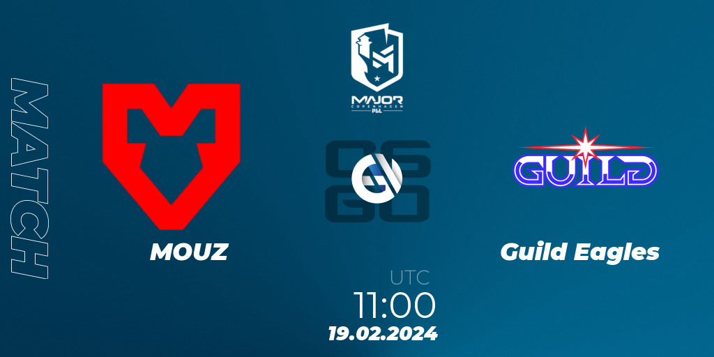 MOUZ - Guild Eagles: 19.02.24. CS2 (CS:GO), PGL CS2 Major Copenhagen ...