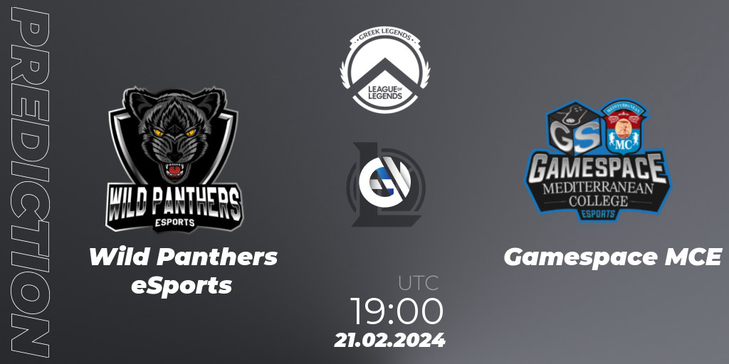 Pronóstico Wild Panthers eSports Gamespace MCE. 21.02.24, LoL, GLL