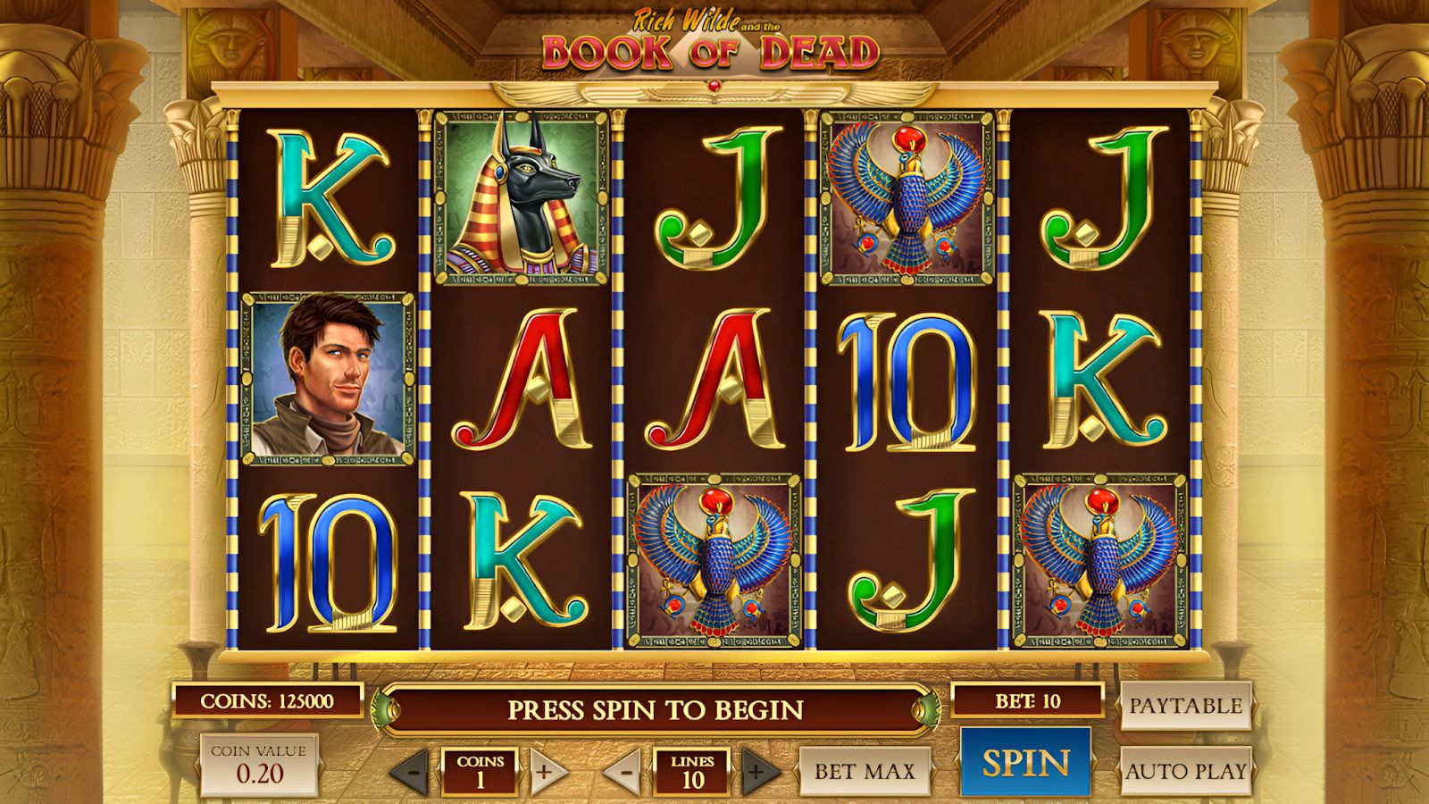 Book of Dead Demo ౼ Sukellus Egyp­tiin Play'n GO:n Kanssa