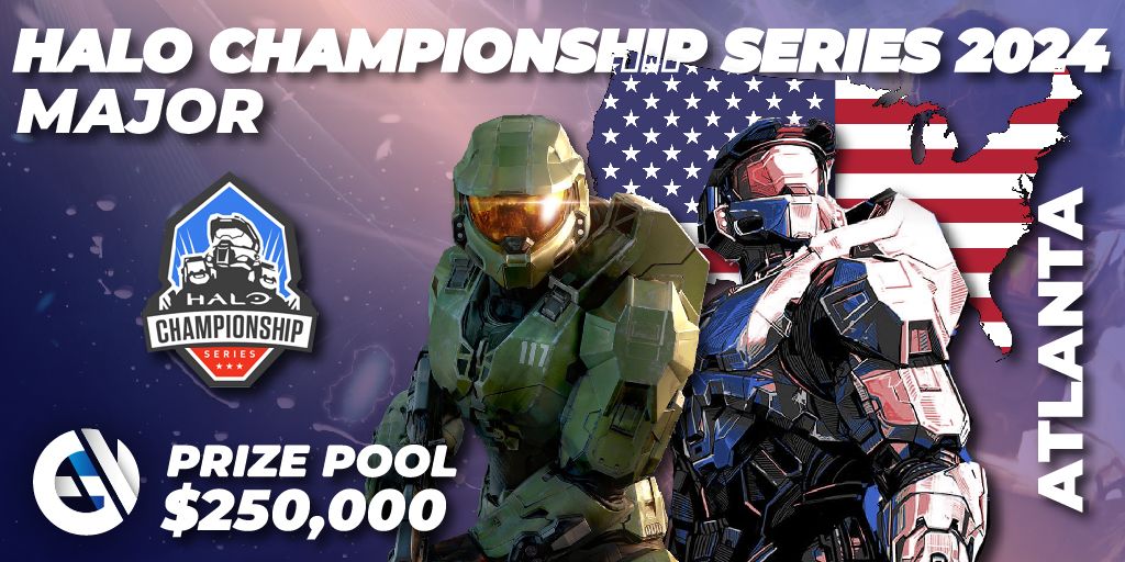 Halo Championship Series 2024 Atlanta Major 🎮 Halo torneo 📅 Calendario