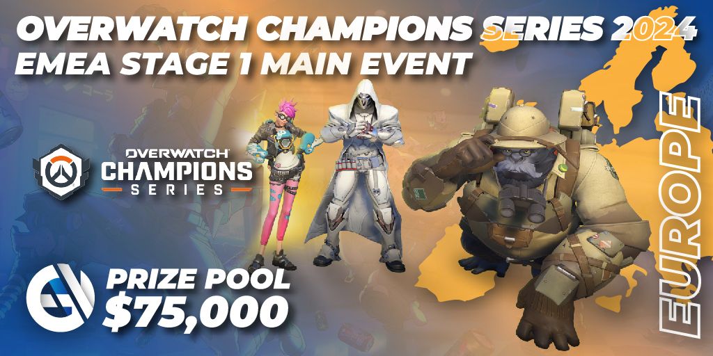 Overwatch Champions Series 2024 EMEA Stage 1 Group Stage 🎮 Overwatch