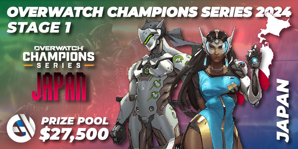 Overwatch Champions Series 2024 Stage 1 Japan 🎮 Overwatch torneo 📅
