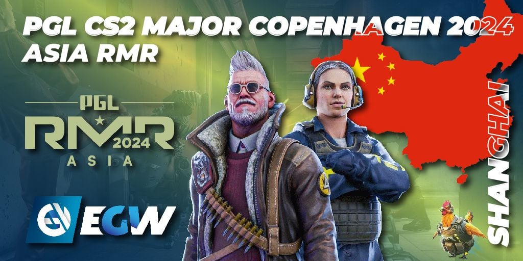 PGL CS2 Major Copenhagen 2024 Asia RMR Closed Qualifier 🎮 CounterStrike (CS2) torneo 📅