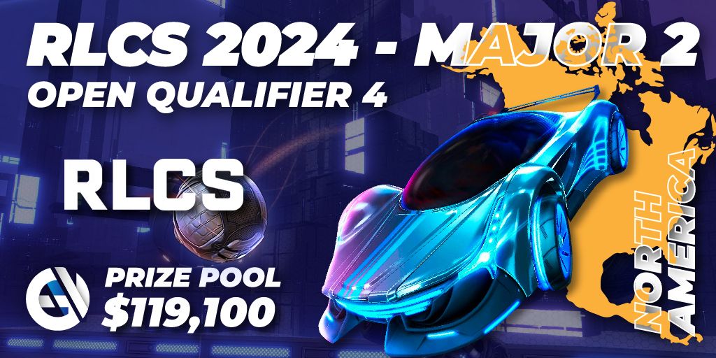 RLCS 2024 Major 2 NA Open Qualifier 4 🎮 Rocket League torneo 📅