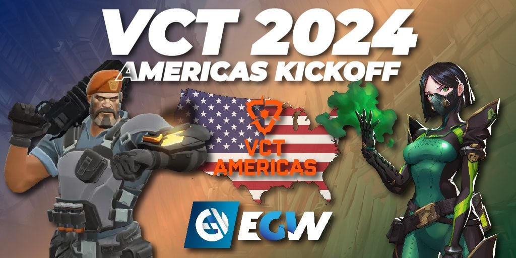 VCT 2024 Americas Kickoff 🎮 VALORANT torneo 📅 Calendario de partidos