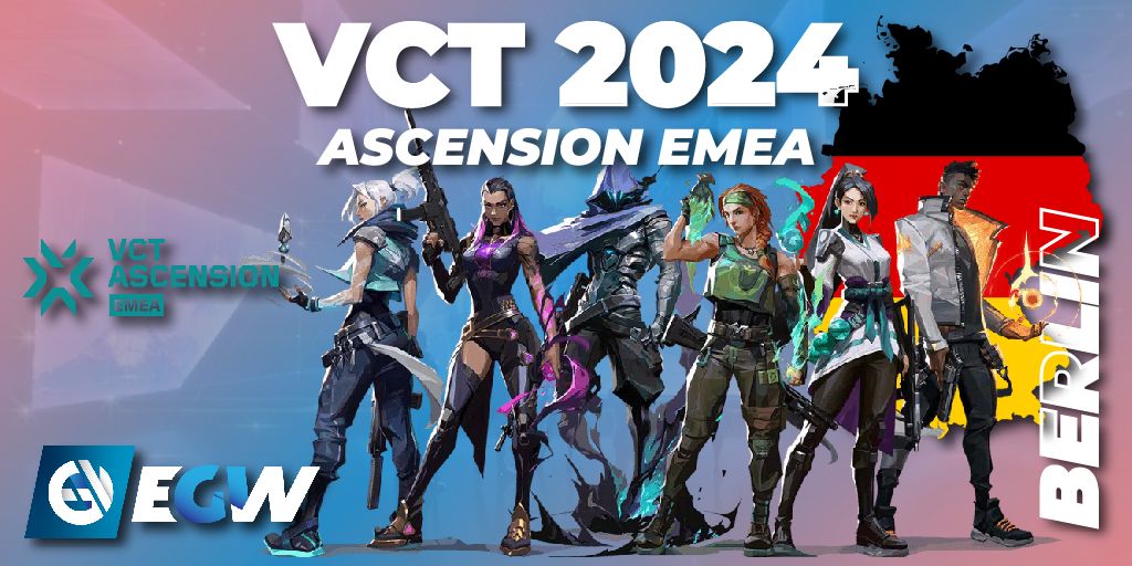 VCT 2024 Ascension EMEA 🎮 VALORANT torneo 📅 Calendario de partidos en