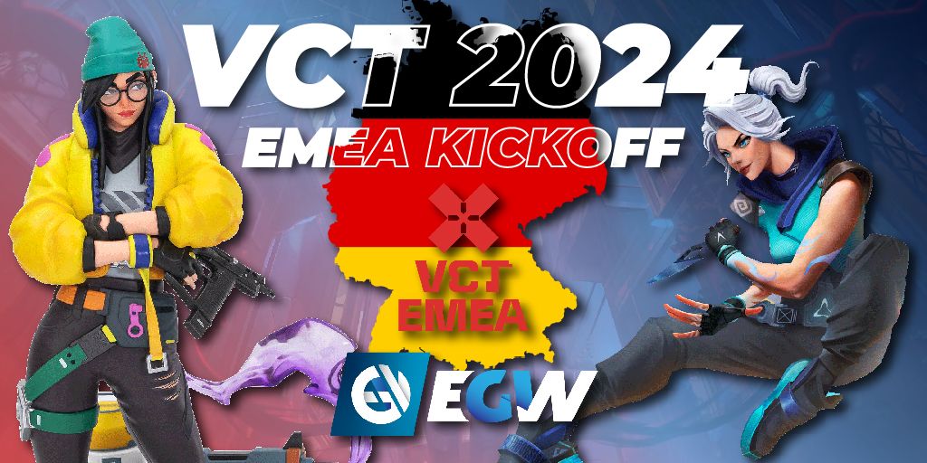 VCT 2024 EMEA Kickoff 🎮 VALORANT torneo 📅 Calendario de partidos en