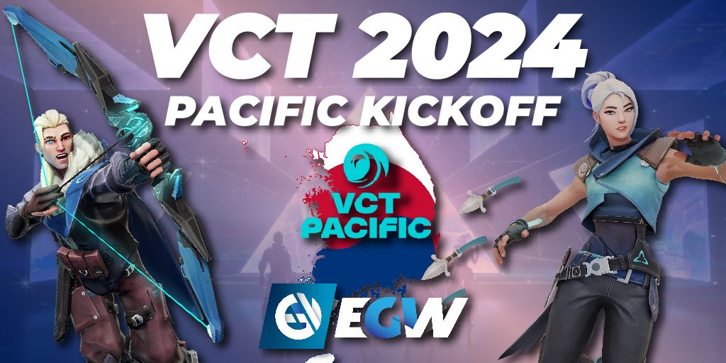 Torneo VCT 2024 Pacific Kickoff VALORANT horario, mesa, cuadro